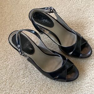 Naturalizer black heels - size 8